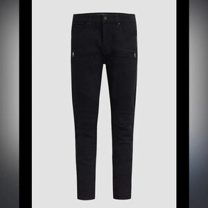 Hudson black skinny biker pants 27 $290 spring classic moto boho denim spring